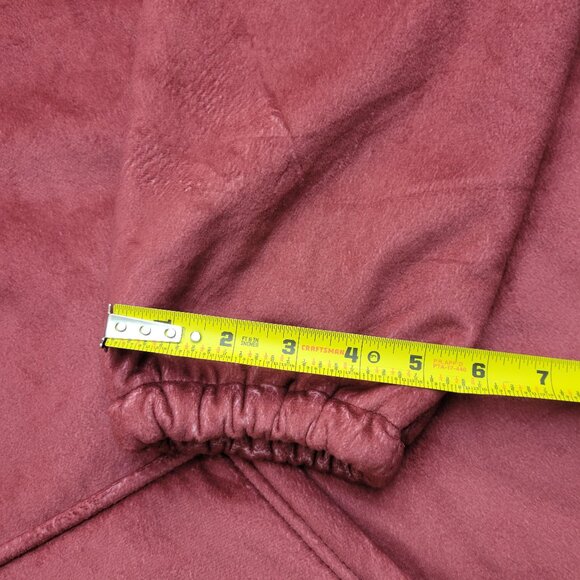 Hoodie Sweater Womens L Oversized Pink Cozy Fluffy Lounge Peace Love Book Binge - Picture 5 of 14